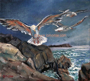 gulls are free - oil